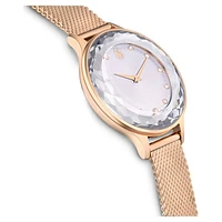 Octea Nova watch, Swiss Made, Metal bracelet, Rose gold tone, Rose gold-tone finish by SWAROVSKI