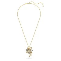 Elegance of Africa necklace, Flower, Multicoloured, Gold-tone plated by SWAROVSKI