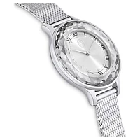 Octea Nova watch, Swiss Made, Metal bracelet, Silver Tone, Stainless steel by SWAROVSKI