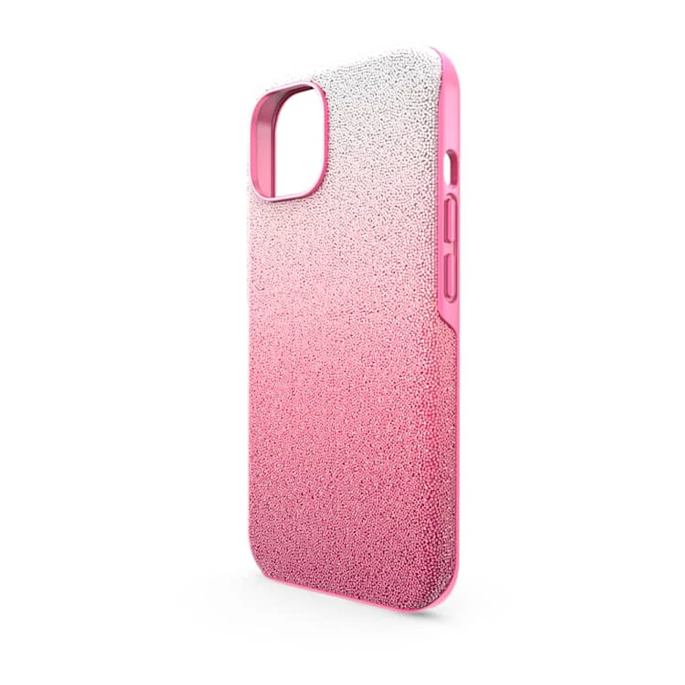 High smartphone case, Colour gradient, iPhone® 14, Pink by SWAROVSKI