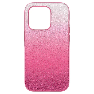 High smartphone case, Colour gradient, iPhone® 14 Pro, Pink by SWAROVSKI