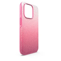 High smartphone case, Colour gradient, iPhone® 14 Pro, Pink by SWAROVSKI