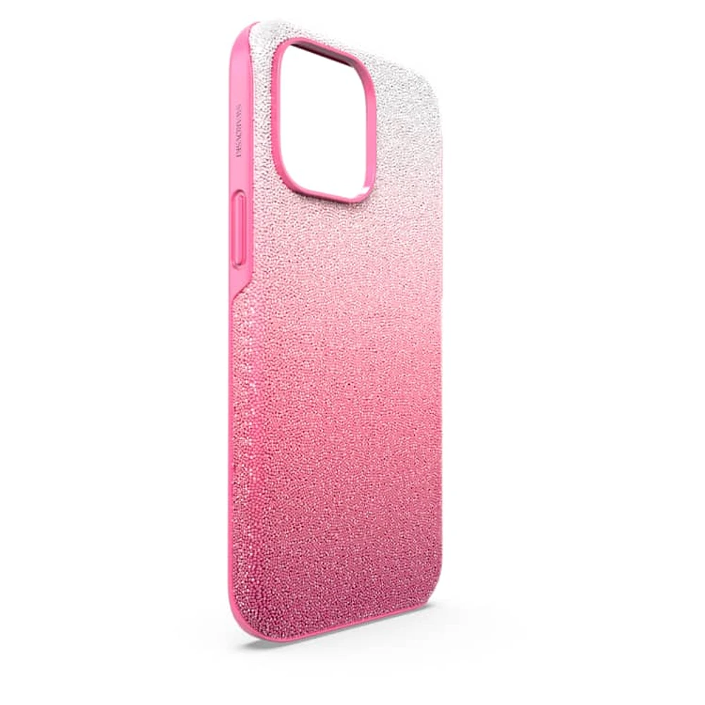 High smartphone case, Colour gradient, iPhone® 14 Pro Max, Pink by SWAROVSKI