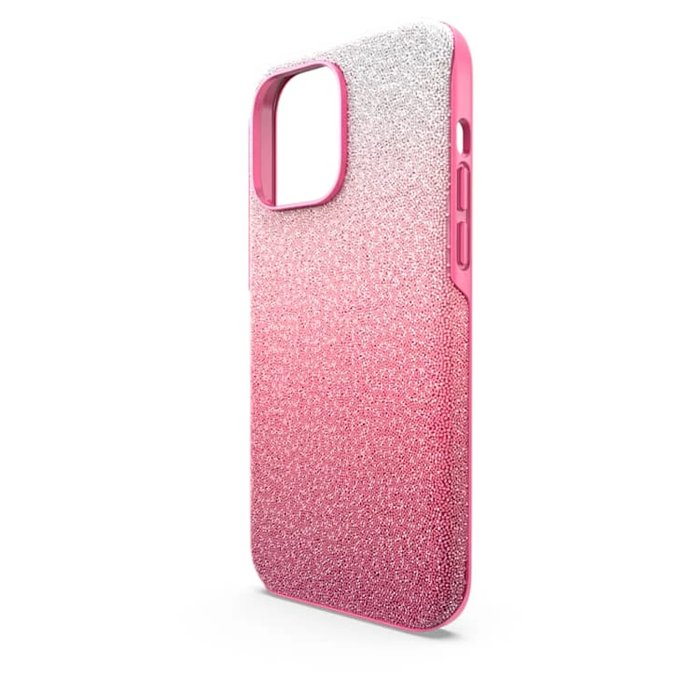 High smartphone case, Colour gradient, iPhone® 14 Pro Max, Pink by SWAROVSKI