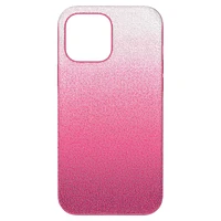 High smartphone case, iPhone® 13 Pro Max, Pink by SWAROVSKI