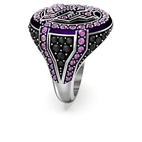 Marvel Black Panther ring, Panther, Purple, Rhodium plated by SWAROVSKI