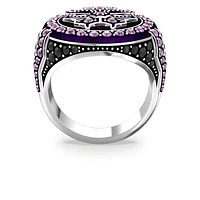 Marvel Black Panther ring, Panther, Purple, Rhodium plated by SWAROVSKI