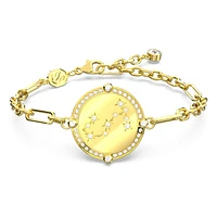 Zodiac bracelet, Scorpio, Gold tone, Gold-tone plated by SWAROVSKI