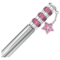 Celebration 2023 ballpoint pen, Star, Pink, Chrome plated by SWAROVSKI