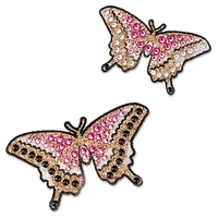 Body jewel, Set (2), Butterfly, Multicoloured by SWAROVSKI