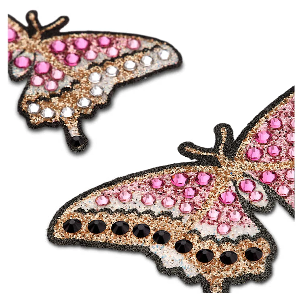 Body jewel, Set (2), Butterfly, Multicoloured by SWAROVSKI