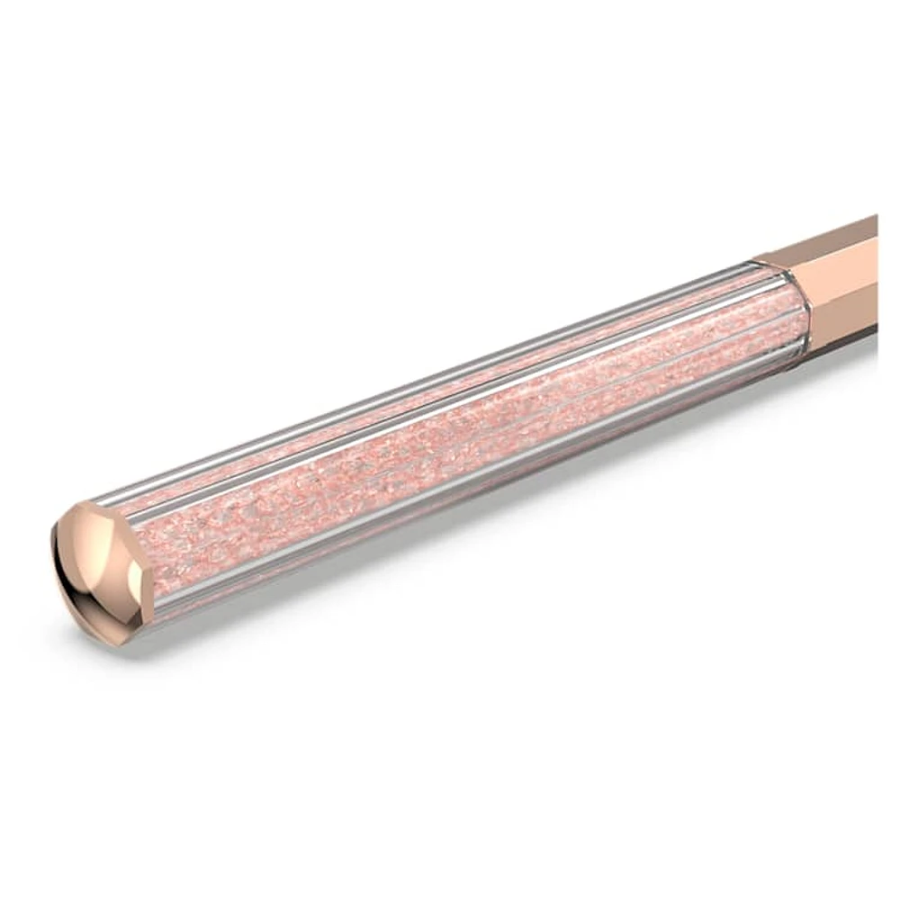 Crystalline ballpoint pen, Octagon shape, Rose gold tone, Rose gold-tone plated by SWAROVSKI