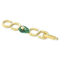 Numina extender, Green, Gold-tone plated by SWAROVSKI