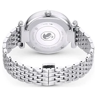 Crystalline Wonder watch, Swiss Made, Metal bracelet, Silver Tone, Stainless steel by SWAROVSKI