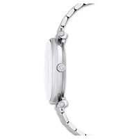 Crystalline Wonder watch, Swiss Made, Metal bracelet, Silver Tone, Stainless steel by SWAROVSKI