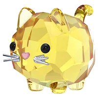 Chubby Cats Yellow Cat by SWAROVSKI