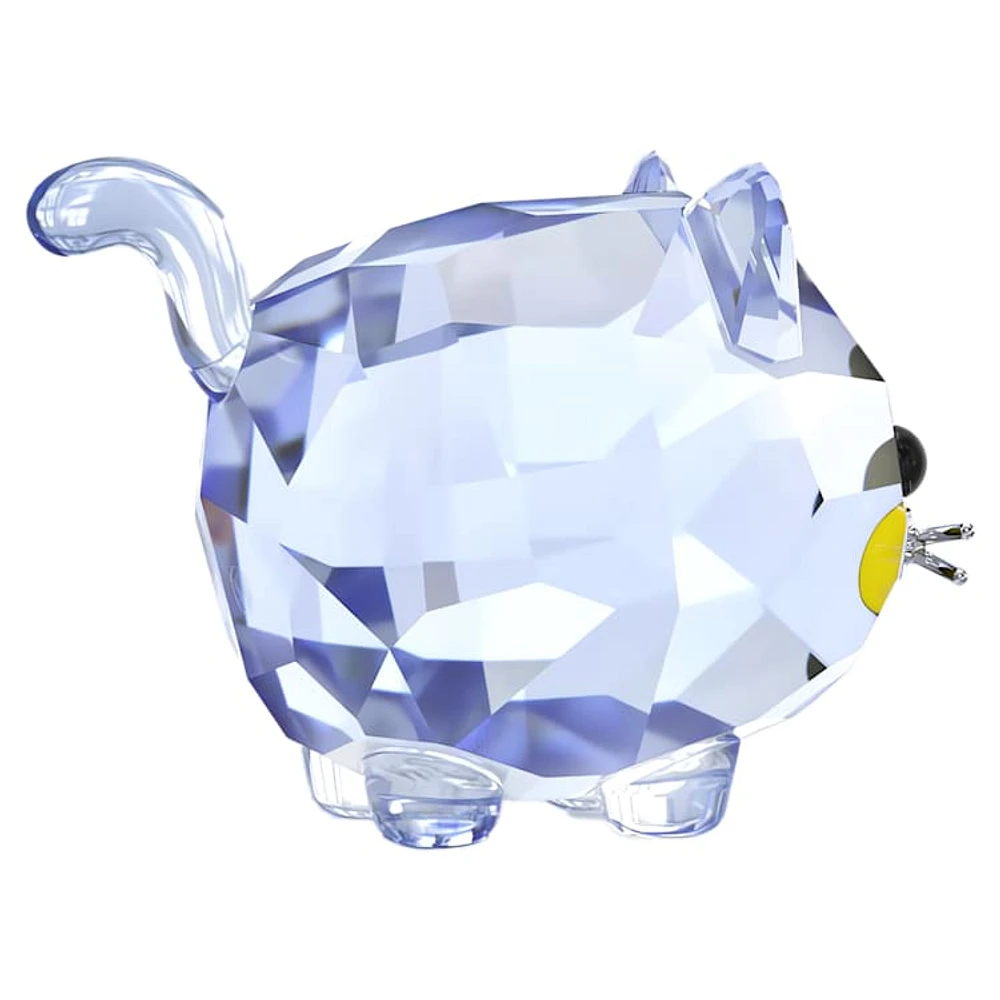 Chubby Cats Blue Cat by SWAROVSKI