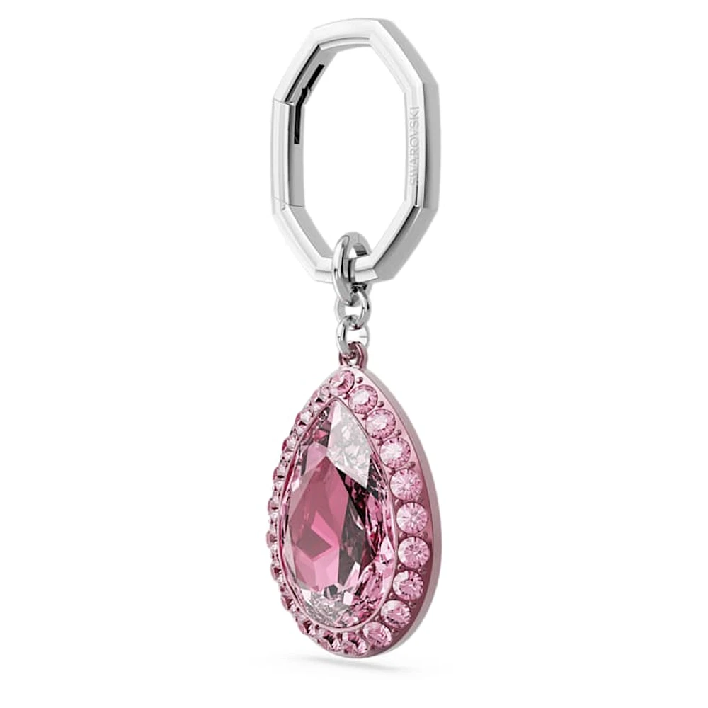 Key ring, Pear cut, Pink by SWAROVSKI