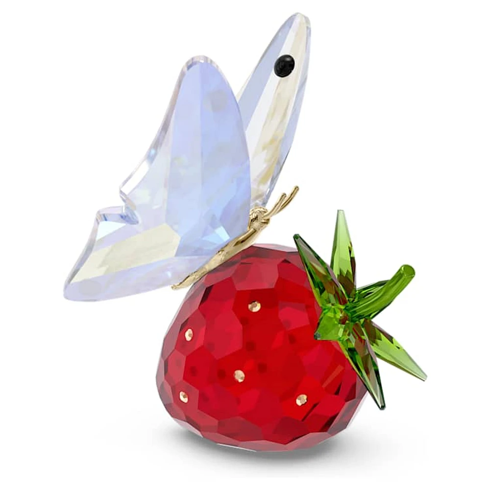 Idyllia Butterfly and Strawberry by SWAROVSKI