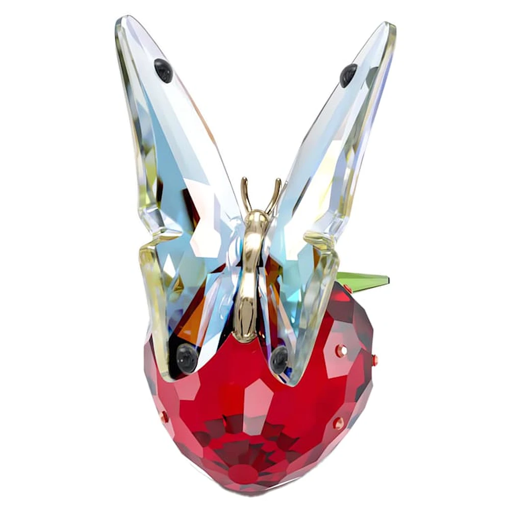 Idyllia Butterfly and Strawberry by SWAROVSKI