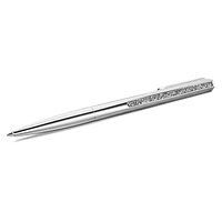 Crystal Shimmer ballpoint pen, Silver Tone, Chrome plated by SWAROVSKI