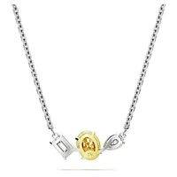 Mesmera pendant, Mixed cuts, Yellow, Mixed metal finish by SWAROVSKI