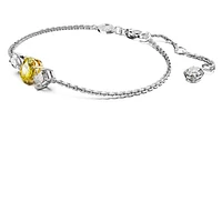 Mesmera bracelet, Mixed cuts, Yellow, Mixed metal finish by SWAROVSKI