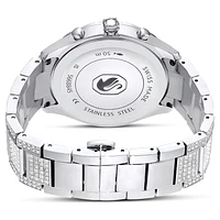 Dextera Lux watch, Swiss Made, Metal bracelet, Silver Tone, Stainless steel by SWAROVSKI