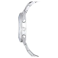 Dextera Lux watch, Swiss Made, Metal bracelet, Silver Tone, Stainless steel by SWAROVSKI