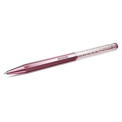 Crystalline ballpoint pen, Octagon shape, Pink, Pink lacquered by SWAROVSKI