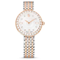 Certa watch, Swiss Made, Metal bracelet, Rose gold tone, Mixed metal finish by SWAROVSKI