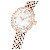 Certa watch, Swiss Made, Metal bracelet, Rose gold tone, Mixed metal finish by SWAROVSKI