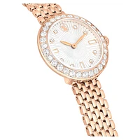 Certa watch, Swiss Made, Metal bracelet, Rose gold tone, Rose gold-tone finish by SWAROVSKI