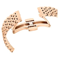 Certa watch, Swiss Made, Metal bracelet, Rose gold tone, Rose gold-tone finish by SWAROVSKI