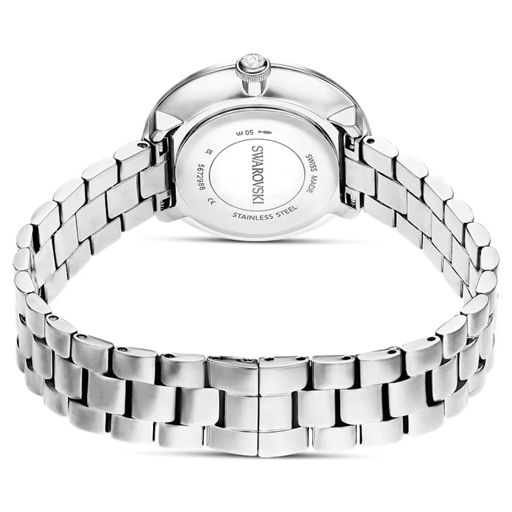 Certa watch, Swiss Made, Metal bracelet, Silver Tone, Stainless steel by SWAROVSKI