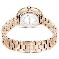 Certa watch, Swiss Made, Metal bracelet, Gold tone, Champagne gold-tone finish by SWAROVSKI