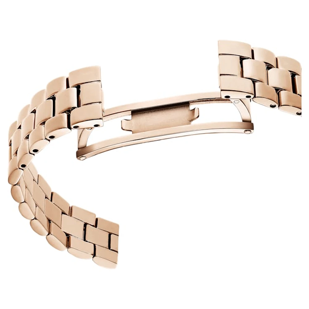 Certa watch, Swiss Made, Metal bracelet, Gold tone, Champagne gold-tone finish by SWAROVSKI