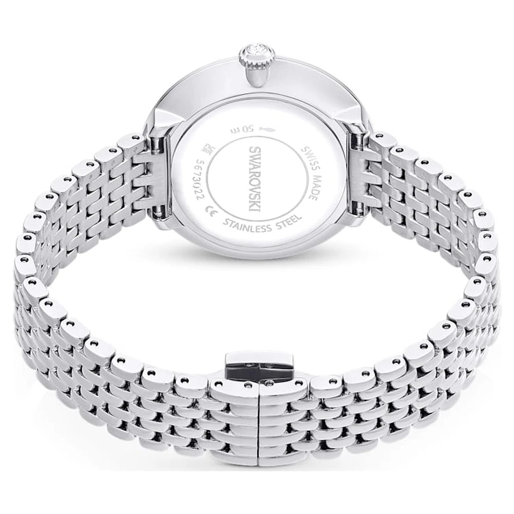 Certa watch, Swiss Made, Metal bracelet, Silver Tone, Stainless steel by SWAROVSKI