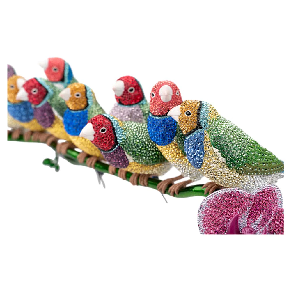 Crystal Myriad Gouldian Finches by SWAROVSKI