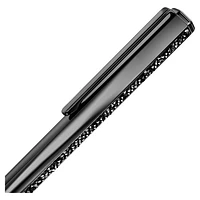 Crystal Shimmer ballpoint pen, Black, Black lacquered by SWAROVSKI