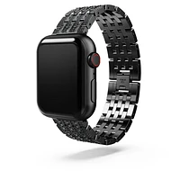 Sparkling princess strap, For Apple Watch® 40 mm & 41mm, Black finish by SWAROVSKI