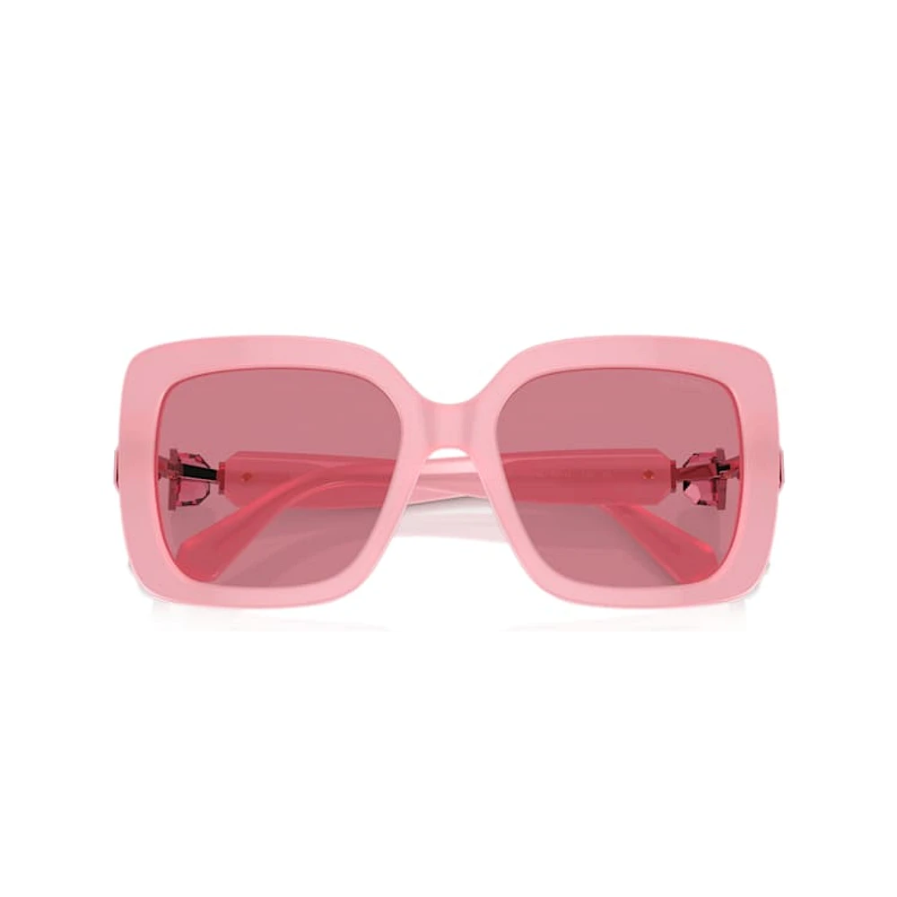 Sunglasses, Oversized, Square shape, SK0061, Pink by SWAROVSKI