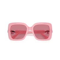 Sunglasses, Oversized, Square shape, SK0061, Pink by SWAROVSKI