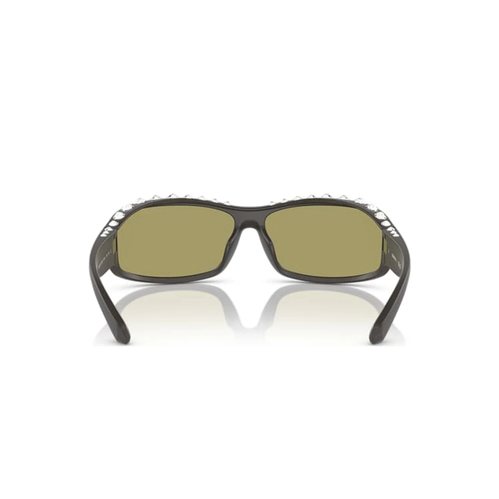 Sunglasses, Rectangular shape, SK6009, Grey by SWAROVSKI