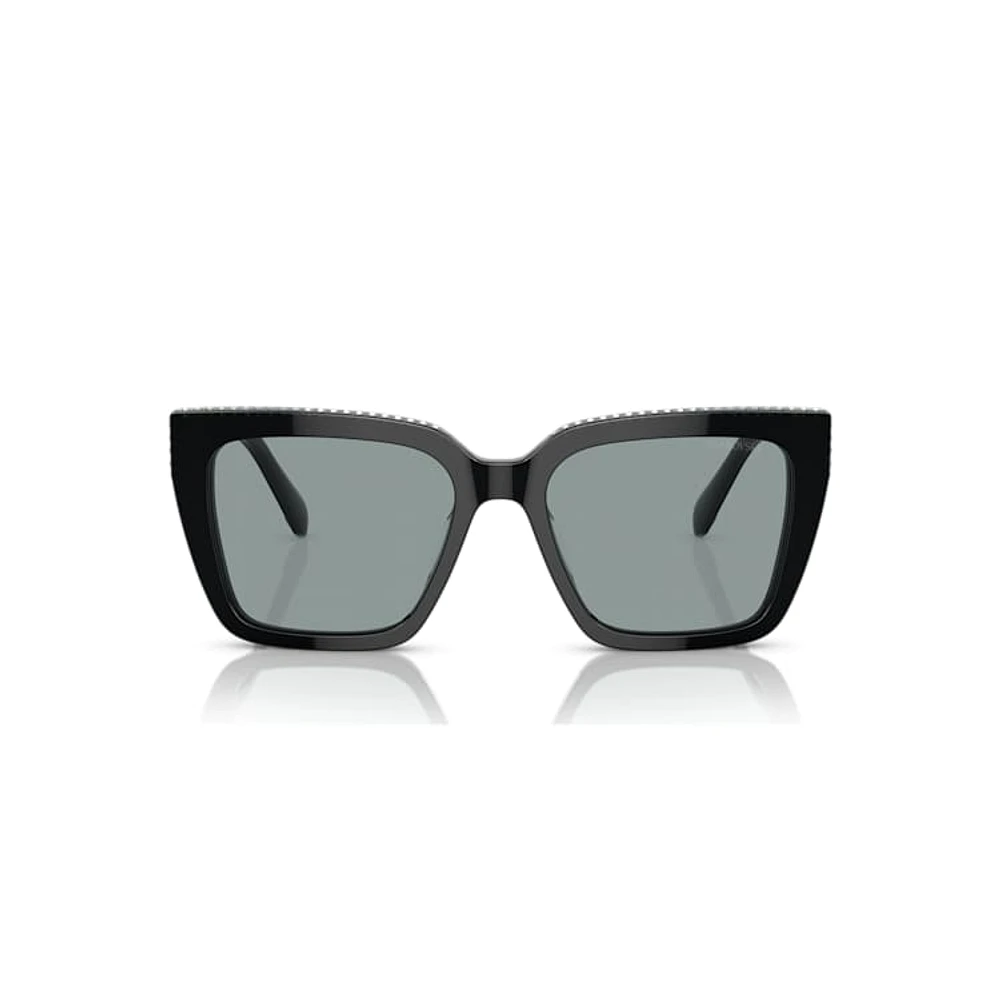 Sunglasses, Square shape, SK6013, Black by SWAROVSKI