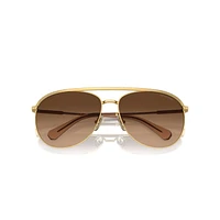 Sunglasses, Pilot shape, SK7005, Brown by SWAROVSKI