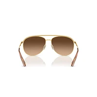 Sunglasses, Pilot shape, SK7005, Brown by SWAROVSKI