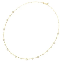 Imber strandage, Round cut, White, Gold-tone plated by SWAROVSKI