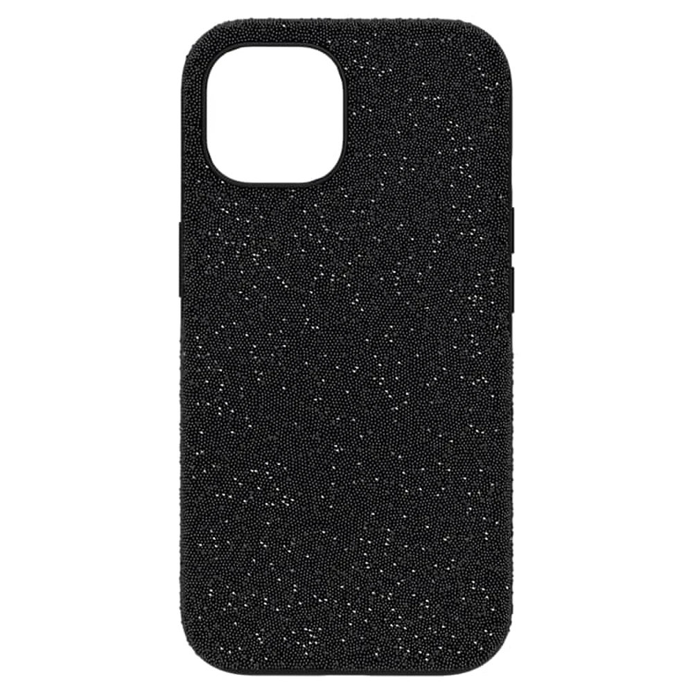 High smartphone case, iPhone® 15, Black by SWAROVSKI