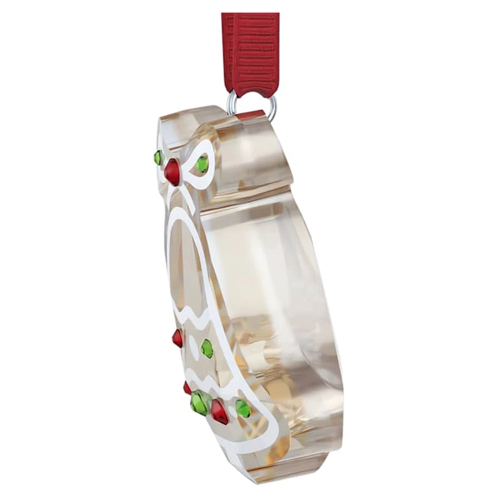 Holiday Cheers Gingerbread Bell Ornament by SWAROVSKI